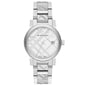 BURBERRY - UNISEX THE CITY ENGRAVED CHECKED STEEL WATCH - BU9037 (U)