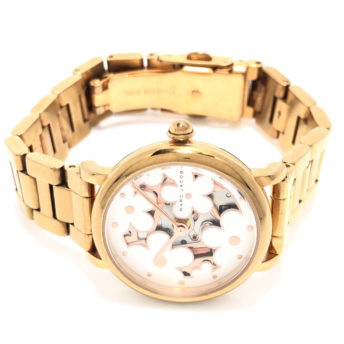 MARC JACOBS - CLASSIC ROSE-GOLD STAINLESS-STEEL QUARTZ FASHION WATCH - MJ3598 (W)
