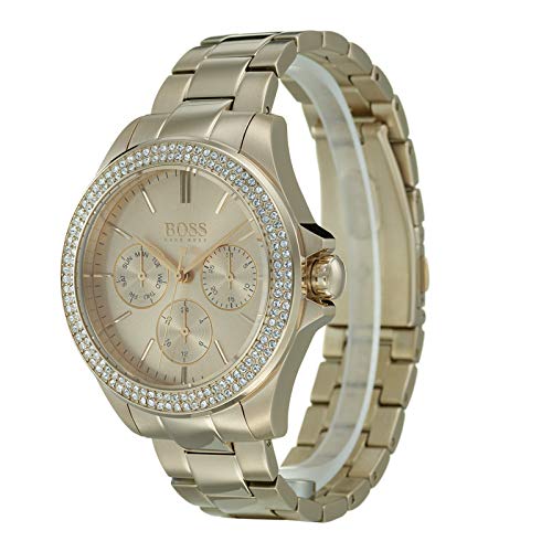 Hugo Boss Premiere Ladies Gold Quartz Watch – 1502443