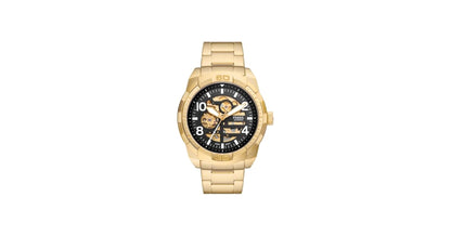 FOSSIL BRONSON AUTOMATIC TONE STAINLESS STEEL WATCH GOLD - ME3257 (M)