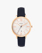 FOSSIL JACQUELINE BLUE LEATHER STRAP WATCH ES3843