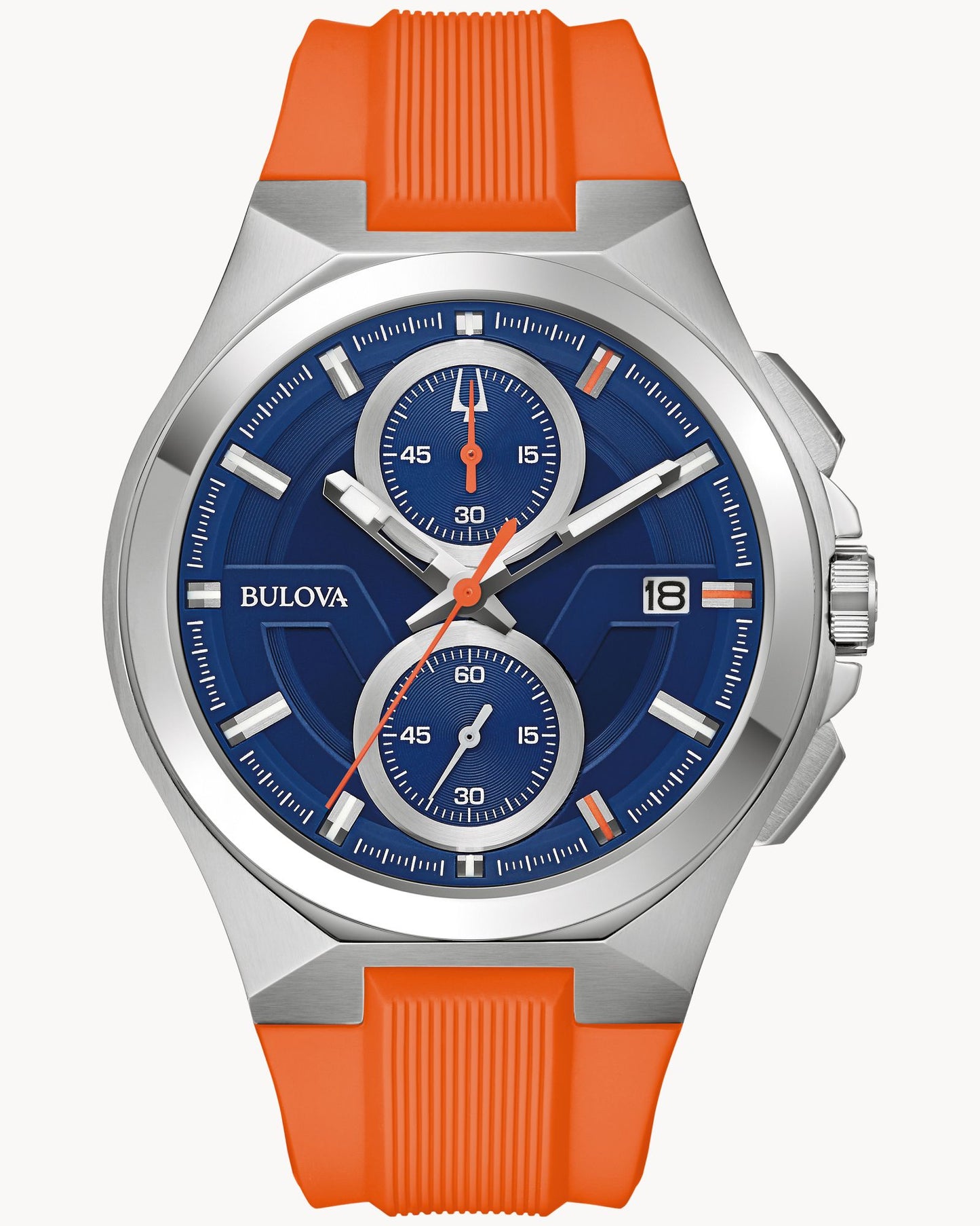 BULOVA BLUE DIAL QUARTZ MAQUINA MARC ANTHONY 96B407 (M)