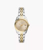 FOSSIL ROSE GOLD DIAL STAINLESS STEEL MESH STRAP ES4949 (W)