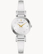 BULOVA SILVER DIAL DIAMOND ACCENT MODERN MARC ANTHONY 96P241 (W)