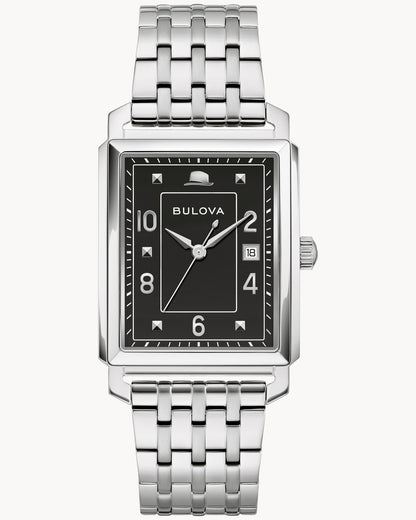 BULOVA BLACK DIAL QUARTZ FRANK SINATRA LIMITED EDITION 96B461 (M)