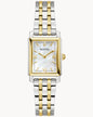 BULOVA WHITE DIAL MOTHER OF PEARL TWO-TONE SUTTON 98L308 (W)