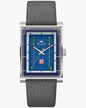 BULOVA BLUE DIAL QUARTZ ROBIE HOUSE 96A287 (M)