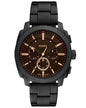 FOSSIL BLACK CHRONOGRAPH MACHINE STAINLESS STEEL FS6097 (M)