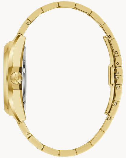 BULOVA CHAMPAGNE DIAL AUTOMATIC SURVEYOR 97A182 (M)