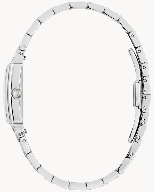 BULOVA GRAY MOTHER OF PEARL DIAL DIAMOND ACCENT SUTTON 96P252 (W)