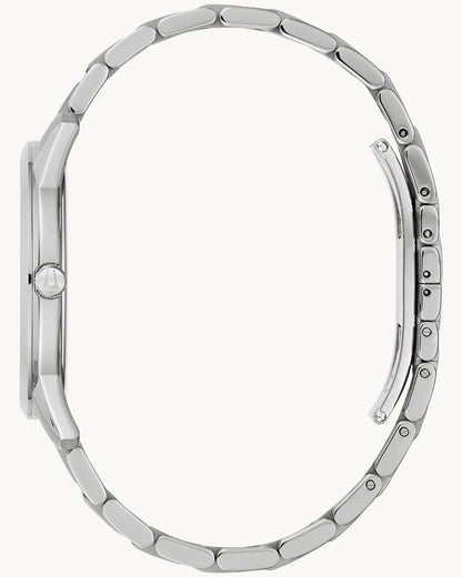 BULOVA BLUE DIAL QUARTZ SUTTON 96B338 (M)