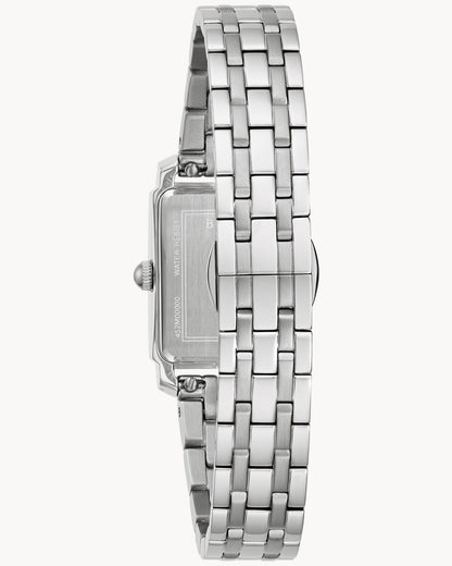 BULOVA GRAY MOTHER OF PEARL DIAL DIAMOND ACCENT SUTTON 96P252 (W)
