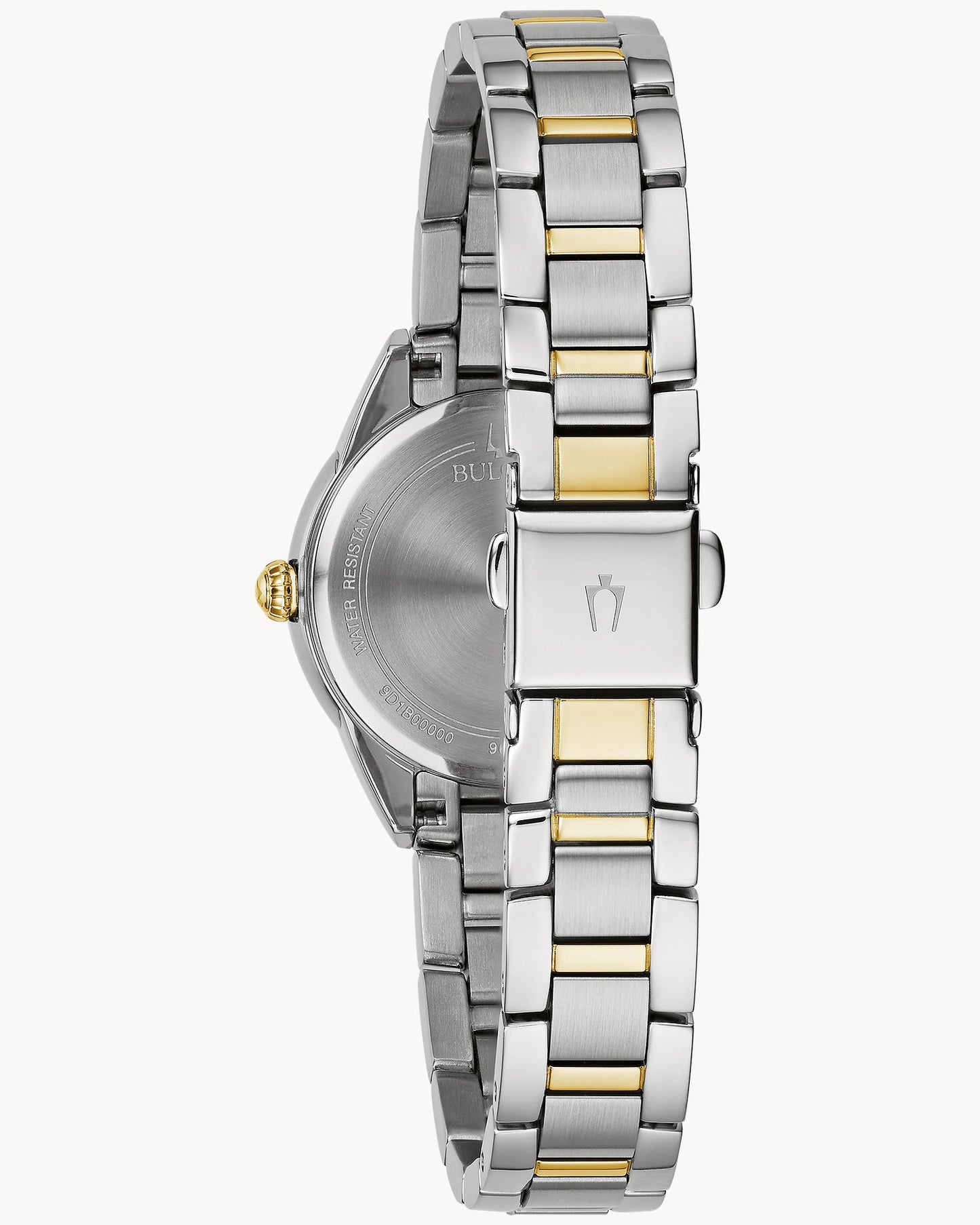 BULOVA WHITE DIAL TWO TONE STAINLESS STEEL SUTTON 98L277 (W)