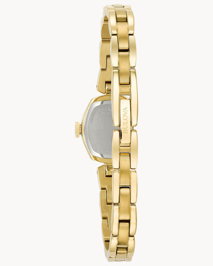 BULOVA GOLD BRACELET CHAMPAGNE DIAL CLASSIC 97L155 (W)