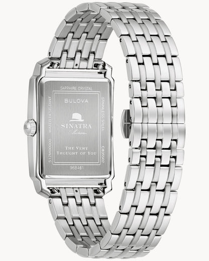 BULOVA BLACK DIAL QUARTZ FRANK SINATRA LIMITED EDITION 96B461 (M)