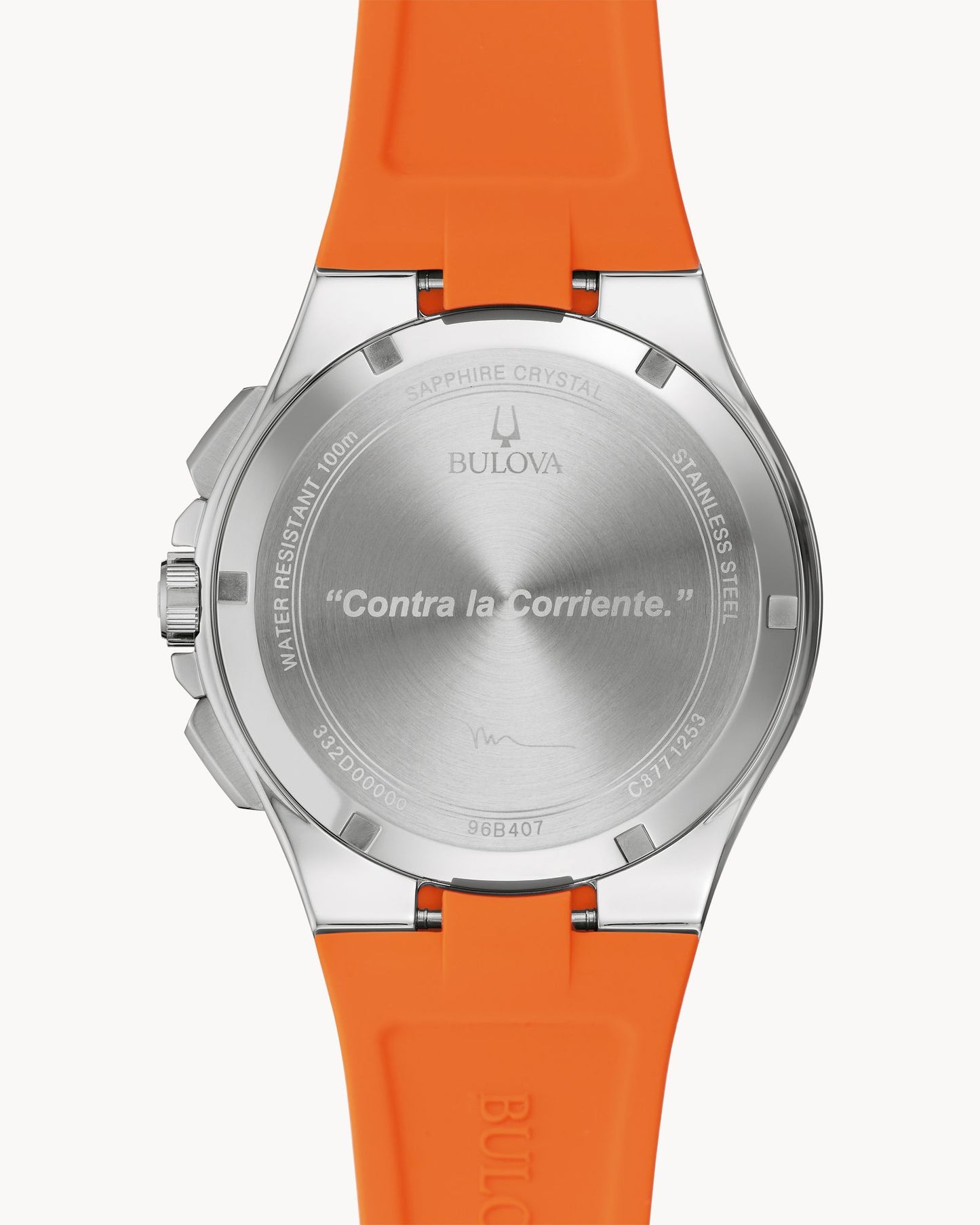 BULOVA BLUE DIAL QUARTZ MAQUINA MARC ANTHONY 96B407 (M)
