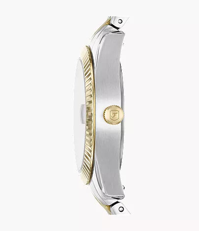 FOSSIL ROSE GOLD DIAL STAINLESS STEEL MESH STRAP ES4949 (W)