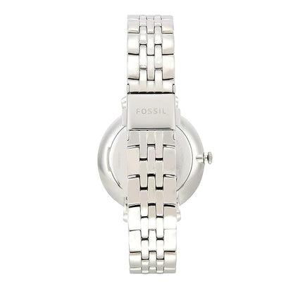 FOSSIL JACQUELINE SILVER DIAL STAINLESS STEEL WOMEN’S WATCH ES3433 (W)