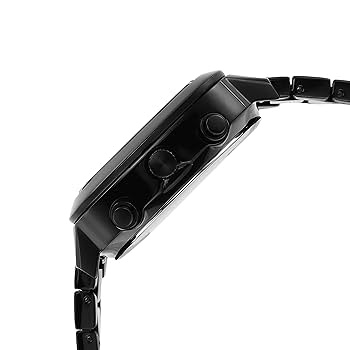 FOSSIL RETRO ANALOGUE DIGITAL BLACK STAINLESS STEEL FS5891