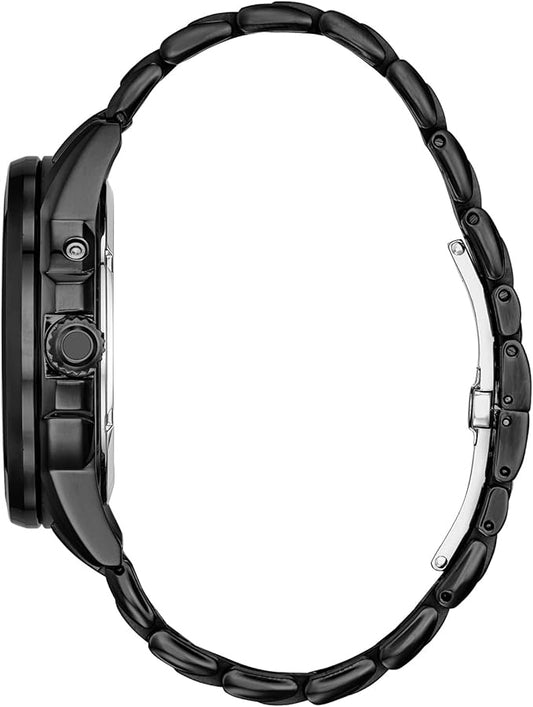 CITIZEN CALENDRIER ECO-DRIVE BLACK IP BU0057-54E (M)