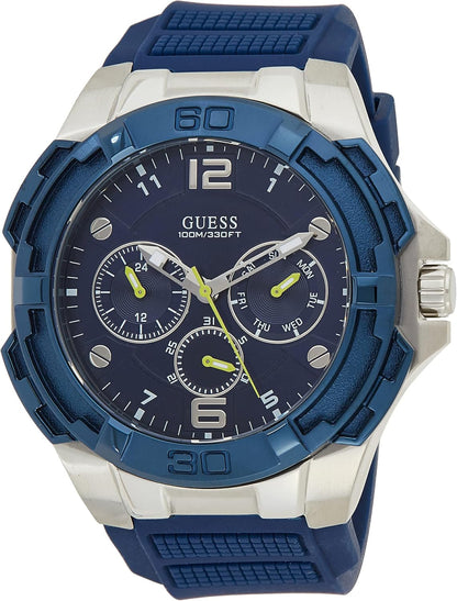 GUESS BLUE RUBBER WATCH W1254G1