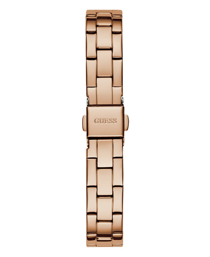 GUESS WOMEN'S ANALOG ROSE GOLD-TONE STAINLESS STEEL WATCH 25MM