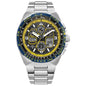 CITIZEN PROMASTER SKYHAWK A-T - BLUE DIAL STAINLESS STEEL BRACELET WATCH