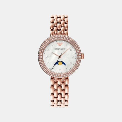 EMPORIO ARMANI ROSA MOONPHASE LADIES WATCH