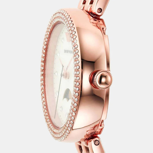 EMPORIO ARMANI ROSA MOONPHASE LADIES WATCH