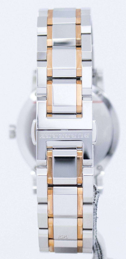 Burberry The City BU9105 Ladies Silver Rose Gold Watch