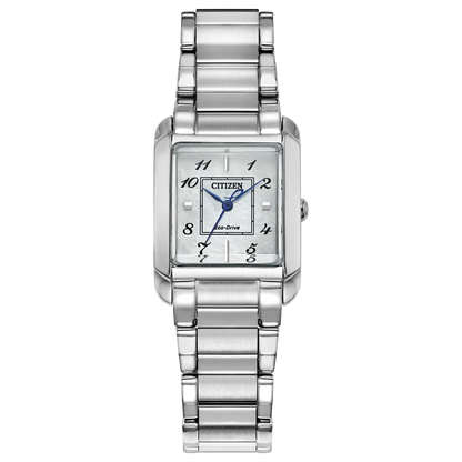 CITIZEN L BIANCA - WOMEN'S WHITE DIAL STAINLESS STEEL BRACELET WATCH