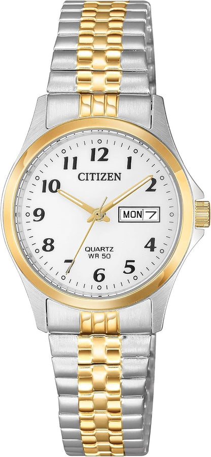Citizen Quartz Women's Two-Tone Stainless Steel Watch - EQ2004-95A