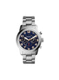 FOSSIL PILOT 54 CHRONOGRAPH STEEL BAND WATCH FS5203 (M)