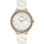 GUESS GOLDEN QUARTZ ANALOG LEATHER WOMEN'S WATCH W1229L3