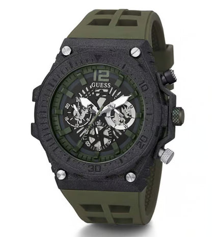 GUESS GREEN SYNTHETIC QUARTZ ANALOG WATCH