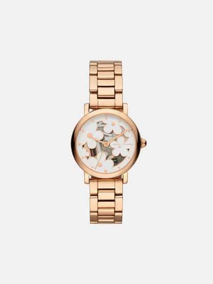 MARC JACOBS - CLASSIC ROSE-GOLD STAINLESS-STEEL QUARTZ FASHION WATCH - MJ3598 (W)