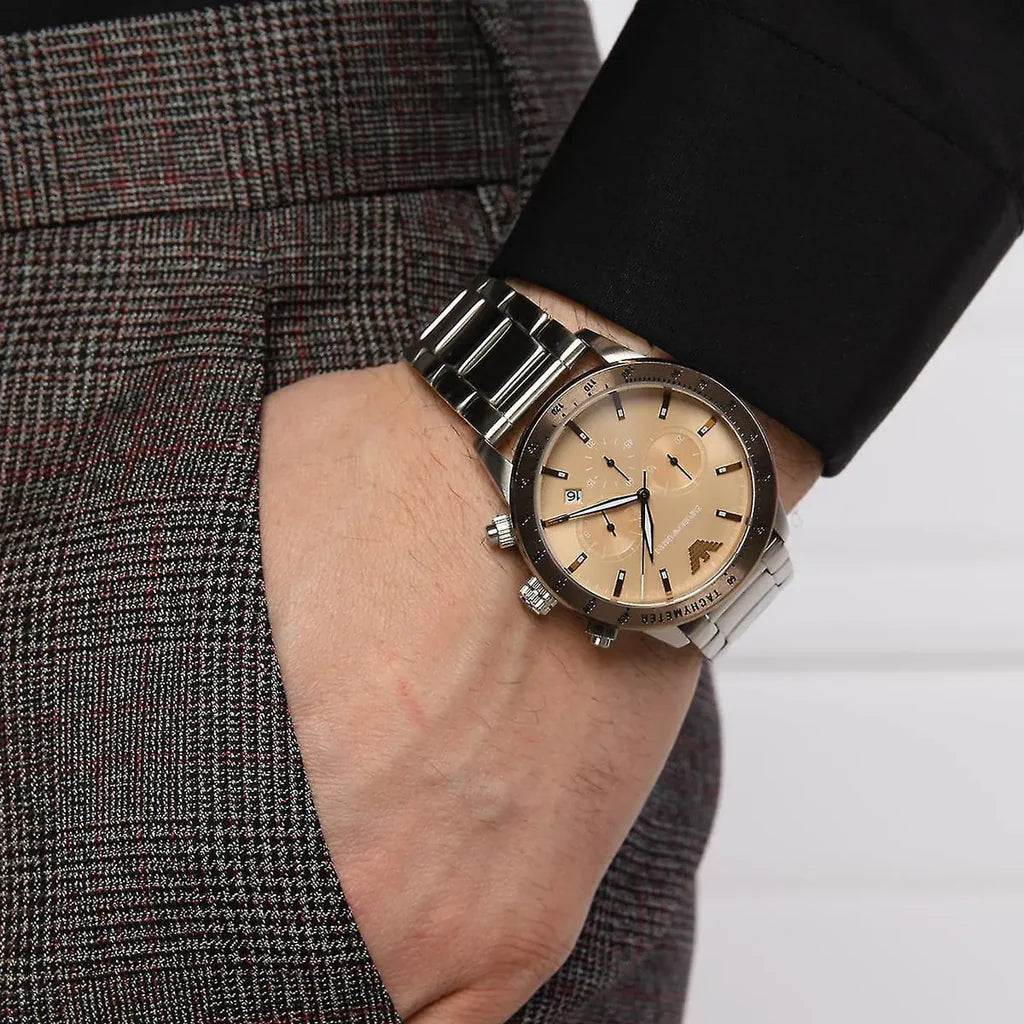 EMPORIO ARMANI MARIO CHRONOGRAPH MEN'S WATCH