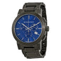 BURBERRY - ION-PLATED STAINLESS STEEL BLUE DIAL WATCH - BU9365 (M)
