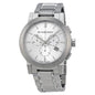 BURBERRY - THE CLASSIC CITY SILVER CHRONOGRAPH WACTH - BU9350 (M)