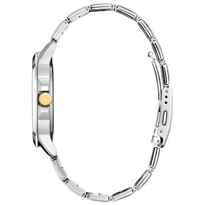 CITIZEN QUARTZ - CLASSIC TWO-TONE STAINLESS STEEL BRACELET WATCH