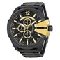 DIESEL - MEGA CHIEF CHRONOGRAPH BLACK DIAL WATCH - DZ4338 (M)