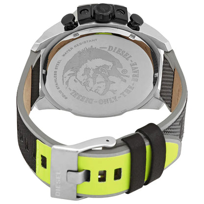 DIESEL - MEGA CHIEF CHRONOGRAPH BLACK NYLON WATCH - DZ4523 (M)