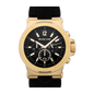 MICHAEL KORS MENS DYLAN QUARTZ S. STEEL BLACK SILICONE MK8445 (M)