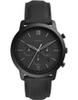FOSSIL NEUTRA CHRONOGRAPH BLACK LEATHER WATCH - FS5503