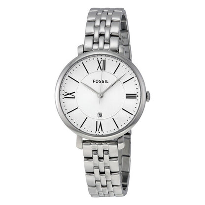 FOSSIL JACQUELINE SILVER DIAL STAINLESS STEEL WOMEN’S WATCH ES3433 (W)