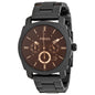 FOSSIL MACHINE CHRONOGRAPH DARK BROWN DIAL MEN'S WATCH FS4682