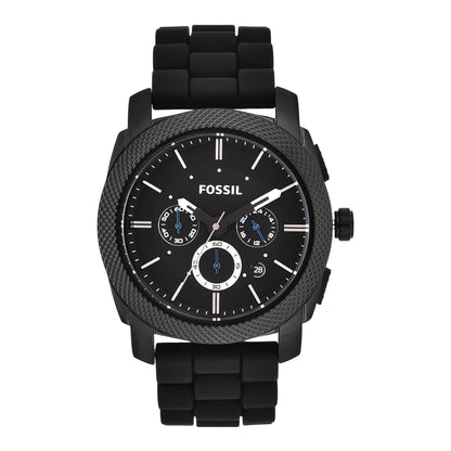 FOSSIL MACHINE CHRONOGRAPH QUARTZ BLACK DIAL MEN'S WATCH FS4487IE