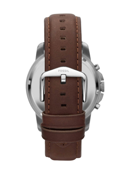 FOSSIL GRANT CHRONOGRAPH BROWN LEATHER WATCH - FS4813