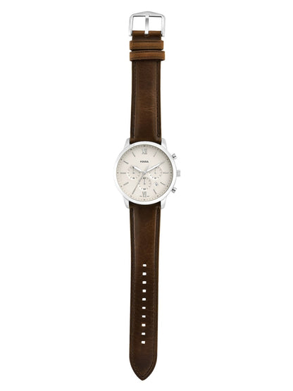 FOSSIL NEUTRA CHRONOGRAPH BROWN LEATHER WATCH - FS5380