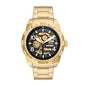 FOSSIL BRONSON AUTOMATIC TONE STAINLESS STEEL WATCH GOLD - ME3257 (M)